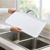 Large Kitchen Dish Drainer Sink Basket Cutlery Draining Plate Rack Holder Tray