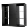 LED Sideboard Cupboard Display Cabinet High Gloss Door TV Unit Cabinet Furniture