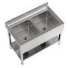 Stainless Steel Commercial Kitchen Sink Catering Sink Single Double Bowl Drainer