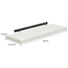 Modern Floating Wall Shelves Corner Shelf Storage Display Bookcase Bedroom Mount