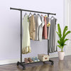 Single/Double Adjustable Closet Hanger Organizer Storage Rail Clothes Ra
