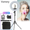 18" LED Ring Light Light Stand Kit Dimmable Photo Studio Selfie Phone Live