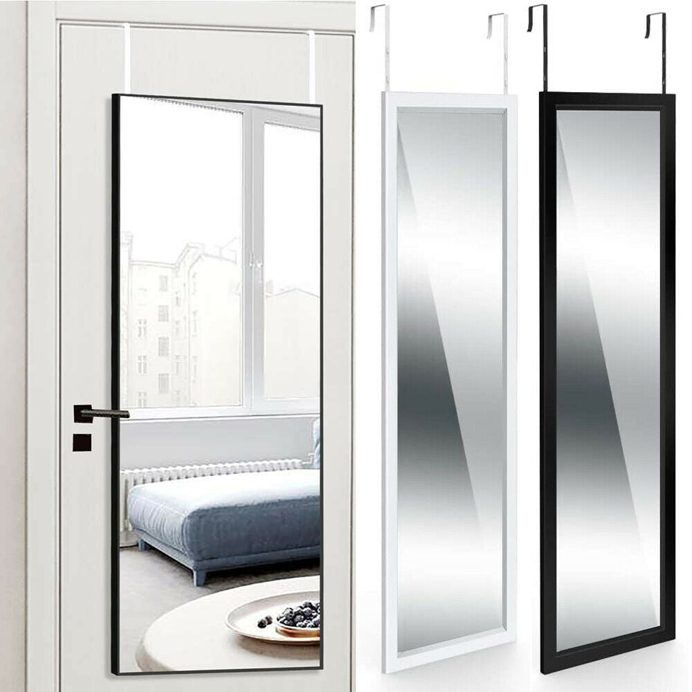 Over Door Hanging Mirror Full Length Wall Mounted Long Mirrors - Tough ...