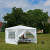 Gazebo Party Tent Marquee 3x3m Waterproof PVC Garden PE Outdoor Wedding Canopy