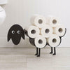 Novelty Sheep Toilet Roll Holder Bathroom Tissue Ornament Free Standing Metal