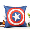 18" Marvel Pillow Case Super Hero Cushion Covers Sofa Cotton Linen Square Sofa
