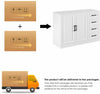 Sideboard Storage Cabinet, Floor Standing Cabinet with 4 Drawers, Cupboard