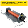 39" Cold Roll Laminator Manual Vinyl Photo Film Laminating Machine 1000mm