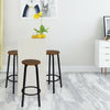 2/4/6x Bar Stools Breakfast Home Kitchen Pub Bar Chairs With Footrest MDF Metal