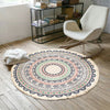120CM Bohemia Style Round Morocco Area Rug Tassel Carpet Mat Floor Blanket A+