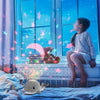Baby Soft Plush Toy Star Projector LED Starry Sky Night Light Lamp Kid Xmas Gift