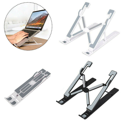 Adjustable Laptop Tablet Stand Notebook Riser Holder Ergonomic For Macbook UK