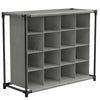 UK Bathroom Storage Cabinet 16 Grids Cupboard Free Standing Unit Rack Shelf
