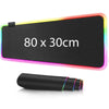 Large 80*30cm Anti-Slip RGB LED Gaming Mouse Mat for Desk PC Laptop Keyboard Pad