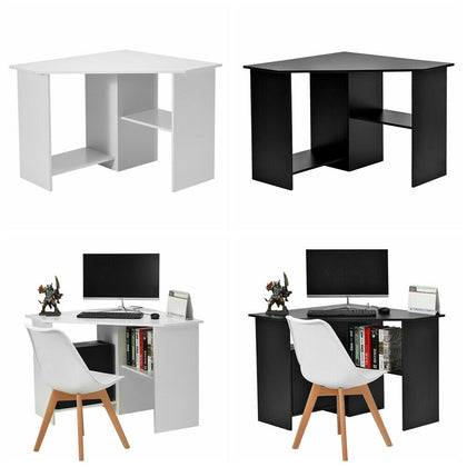 Panana Corner Computer Desk Compact Laptop Table Home Office Study Corner Desk