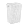 Strong Laundry Basket Washing Clothes Storage Hamper Rattan Style Plastic Large