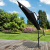 3M Overhanging Parasol Cantilever Garden Sun Shade Patio Banana Large Umbrella