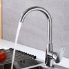 Kitchen Sink Mixer Spin Taps Single Lever Chrome Brass Spray Mono Tap Faucet