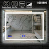 Bathroom Mirror Light up Large Wall led Mirror illuminated Heated With Bluetooth