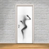 88cm Width Europe Sexy Shower Door Stickers Murals Art Home Toilet Decoration