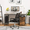 HOOBRO Computer Desk Office Desk with 2 Shelves Sturdy Writing Desk Metal Frame