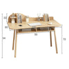 80CM/100CM PC Computer Desk Writing Study Shelve Table Office Home Workstation