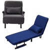 Fold Out Sofa Bed Armchair Recliner Guest Single Sleeper Lounge Chair Adjustable