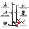 Heavy Duty Fitness Power Racks Holder Press Barbell Weight Stand Adjustable