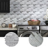 Wall Tile Sticker 3D Mosaic Self-Adhesive Sticker Kitchen Bathroom Decor 1pcs