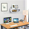 High Gloss Floating Shelves Wooden Wall Mounted Shelf Unit Cube Display Storage