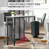Tall Breakfast Bar Table Industrial Kitchen Dining Room Furniture Modern Style