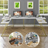Computer Desk Workstation Corner L-Shaped Home Office Table PC Study Gaming Top