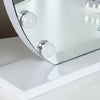 Hollywood Vanity Mirror Makeup Cosmetic Tabletop Mirror w/ LED Dimmable Light Up