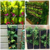 18 Pocket Wall Hanging Planting Bag Vertical Flower Grow Pouch Planter Garden~UK
