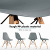 Dining Table and 4 Chairs Set STEEL LEGS Dining Room Chairs Kitchen Furniture