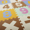 EVA Foam Puzzle Play Mat w Borders Kids Multi-Color Safe Baby Padded Floor Tiles