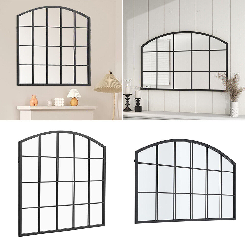 Open Window Style Mirrors Window Style Mirror Indoor Outdoor Garden WallHanging Glass Décor Mirr ...