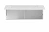 White Gloss Wall Cabinet Modern Storage Shelf Unit 1 Door Black Brown Azteca T