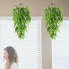 Artificial Hanging Plants Flowers Basket Fake Vine Trailing Indoor House Plants