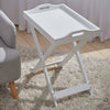 Folding Portable Side Table Butler Breakfast Dinner Serving Tray Coffee Table
