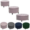 Chesterfield Large Ottoman Storage Footstool Coffee Table Velvet Pouffe Buttoned