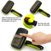 SELF CLEANING PET DOG CAT SLICKER BRUSH GROOMING FOR MEDIUM AND LONG HAIR PETS