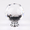 8pcs Clear Diamond Crystal Glass Door Knobs Handles Drawer Wardrobe Cabinet