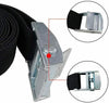 4x 2m Heavy Duty Transport Cars Cargo Ratchet Straps Trailer Tie Down Strap