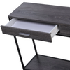 Industrial Console Table Vintage Narrow Furniture Slim Hallway Metal Sideboard