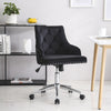 Swivel Velvet Office Chair Home Computer Desk Chair Ergonomic Adjustable Back UK
