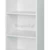 White Bathroom Cabinet Tall Cupboard 1 Door 5 Shelves Unit Storage Home Bookcase