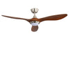 52" Reversible Ceiling Fan With LED Light 5 Speed Setting Remote Control Timer