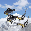 10 Teeth Crampons Mountaineering Cleats , Stainless Steel Snow Grips Crampo V5Y3