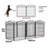 Extra Large 205 x 190cm 8 Panel Dog Playpen Pet Whelping Box for Rabbit Duck Cat